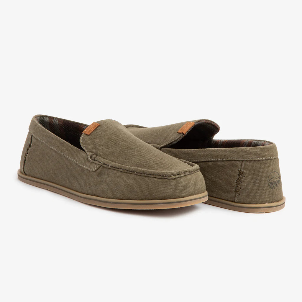 Hacienda Canva Slippers - Cedar