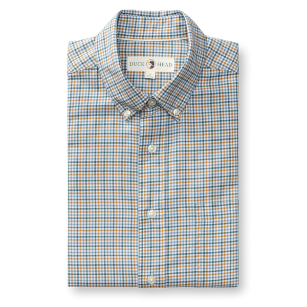 Holling Plaid Cotton Oxford Sport Shirt - Amberwood