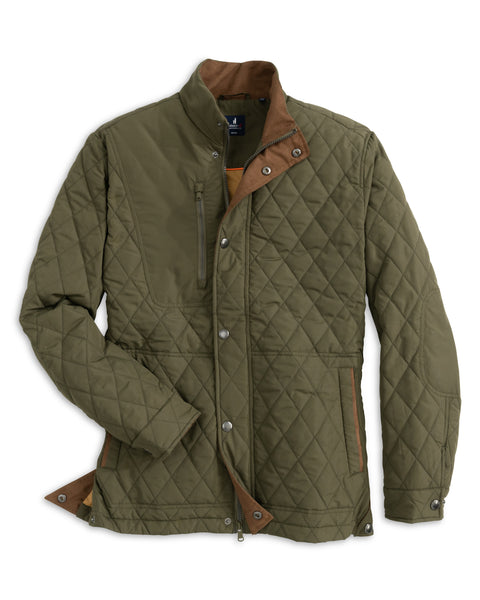 Juno Quilted Snap Jacket - Mangrove
