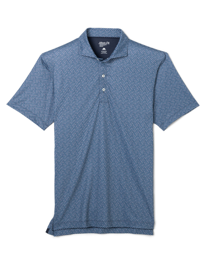 Pip Floral Performance Polo - Navy