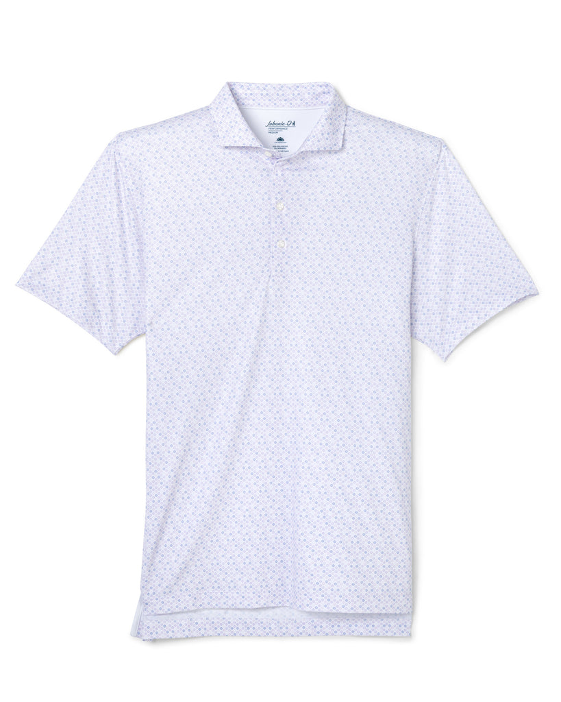 Pip Floral Performance Polo - Viola