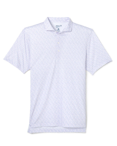 Pip Floral Performance Polo - Viola