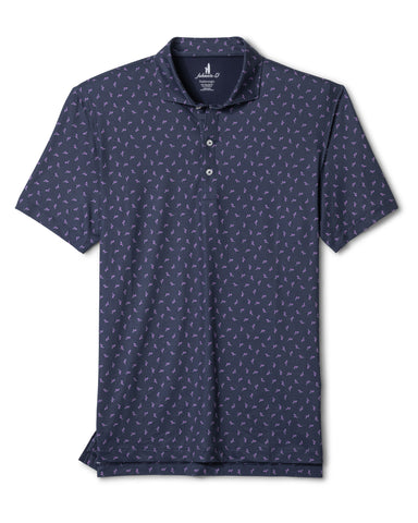 Neon 'Mingo Featherweight Performance Polo - Navy