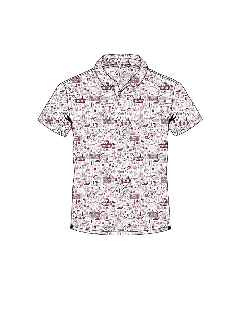 Texas A&M Tailgater Polo- Maroon