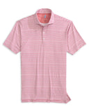 Warwick Striped Performance Polo - Lobster