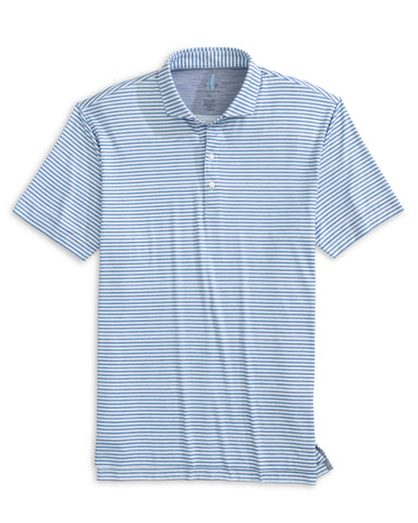 Warwick Striped Performance Polo - Verbena