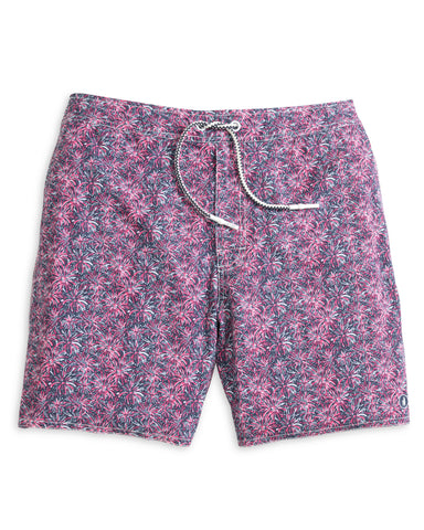 Star Spangled 7" Swim Trunks - Punch