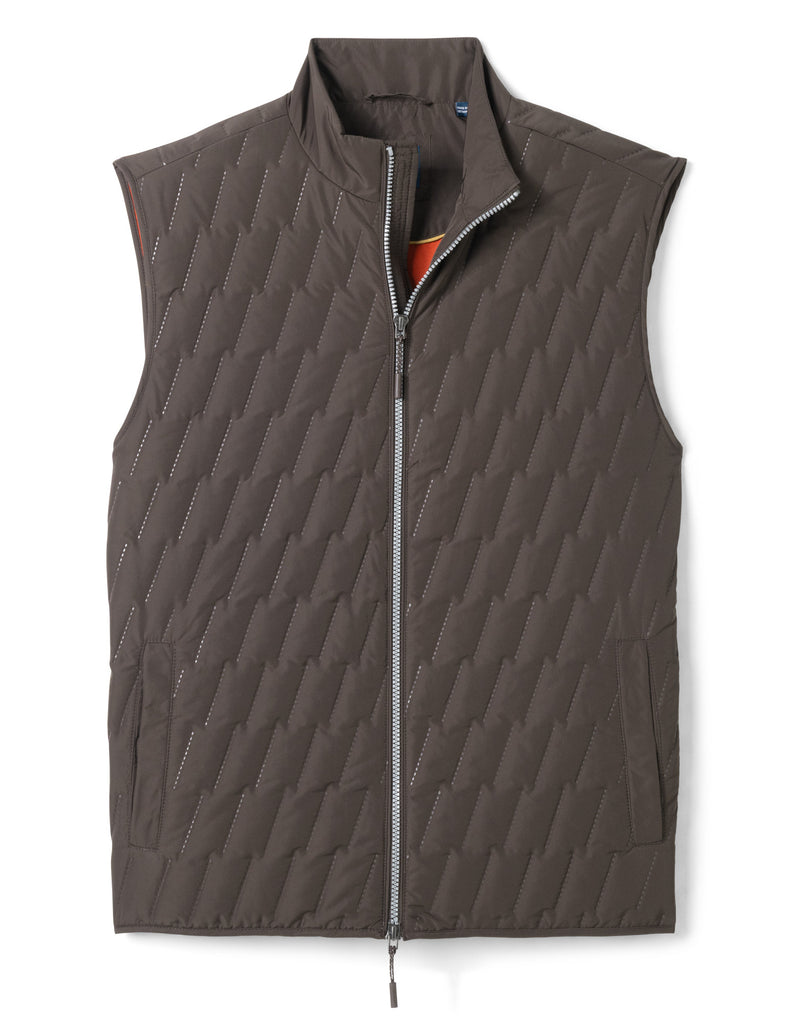 Belfry Quilted Puffer Vest - Cocoa