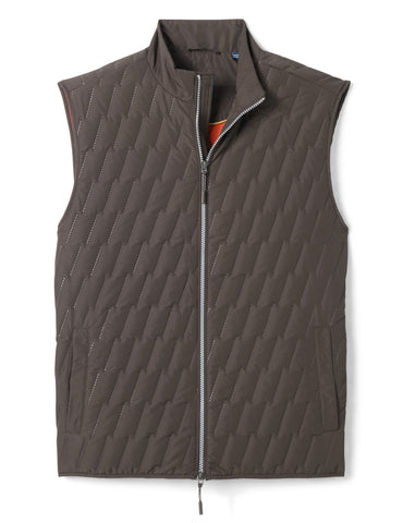 Belfry Quilted Puffer Vest - Cocoa