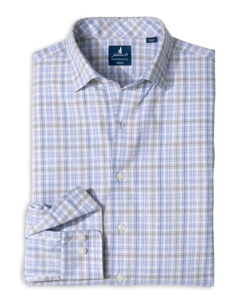 Chelsea Pane Performance Button Down - White
