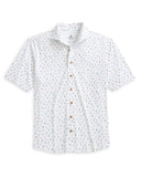 Shortboard Short Sleeve Button Down - White