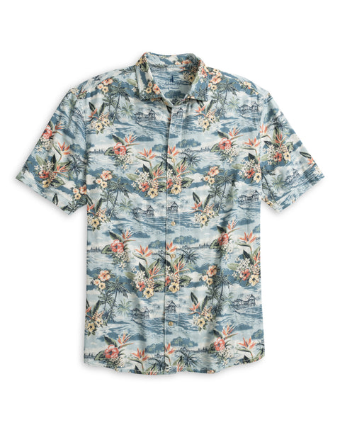 Almanzo Short Sleeve Button Down - Laguna Blue