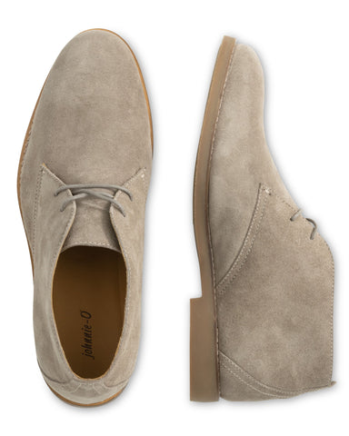 J-Flex Chukka Leather Shoes - Stone