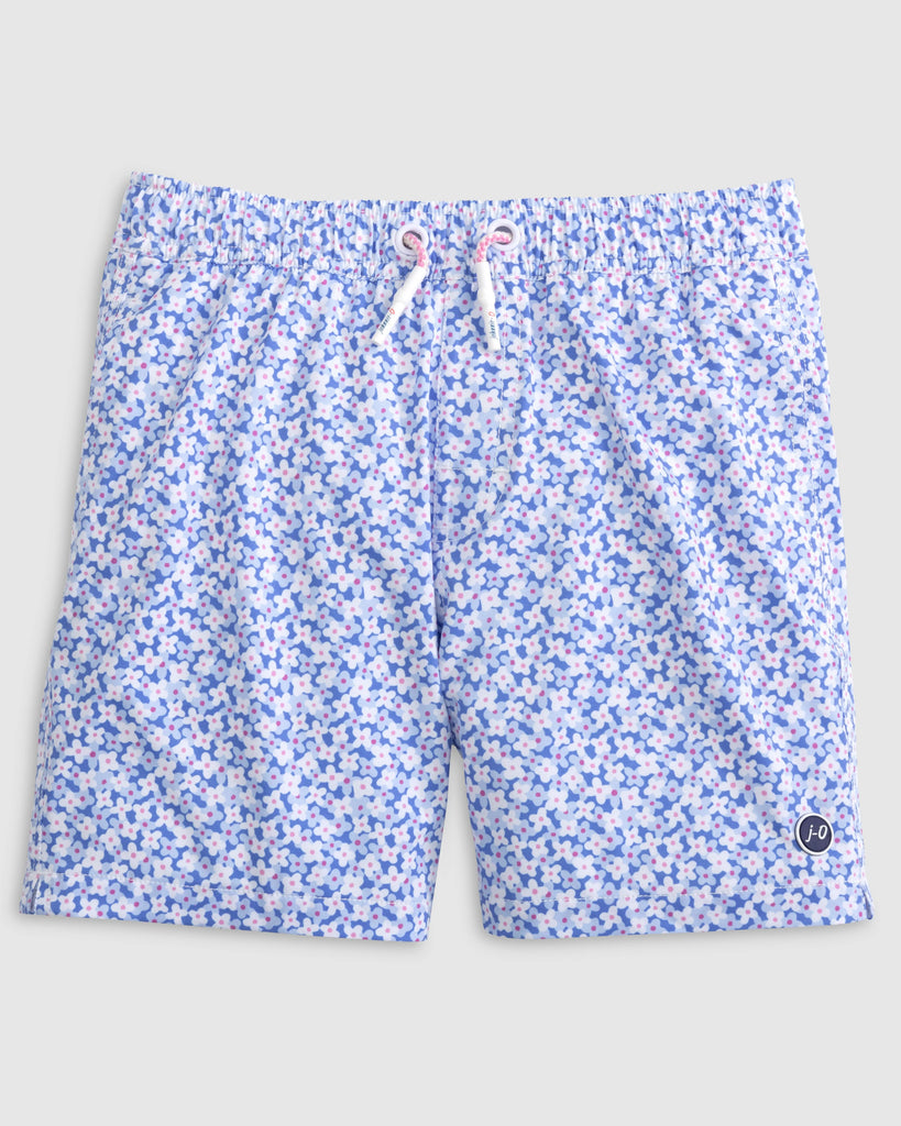 Boys Every Daisy Half Elastic 7" Swim Trunks - Maliblu