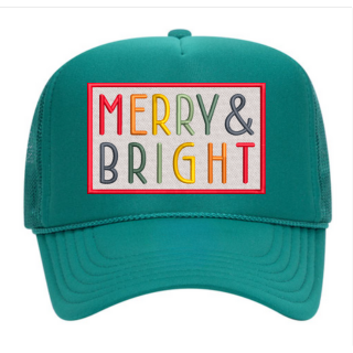 Merry & Bright Patch Trucker Hat