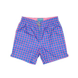 Classic Gingham Cyclist Swim Trunks
