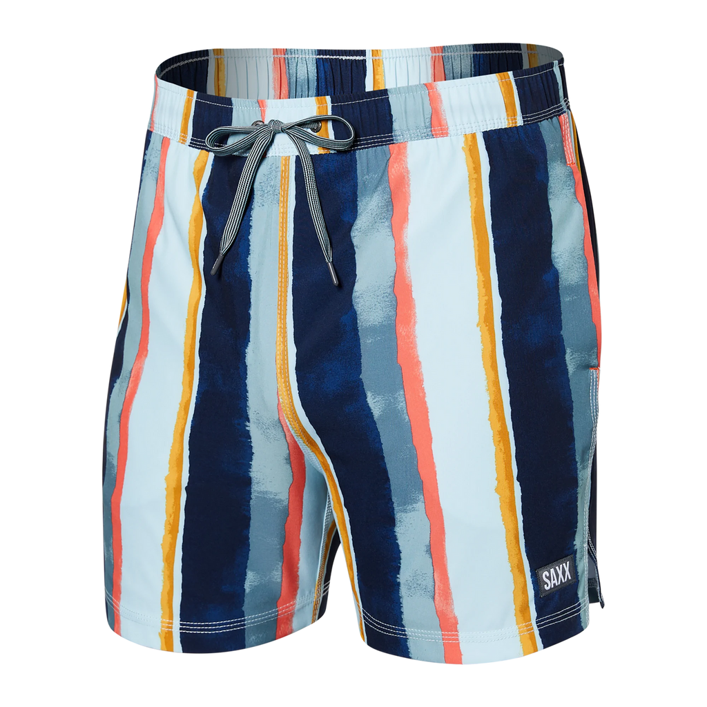 Oh Buoy Swim Shorts - H20 Stripe - Blue