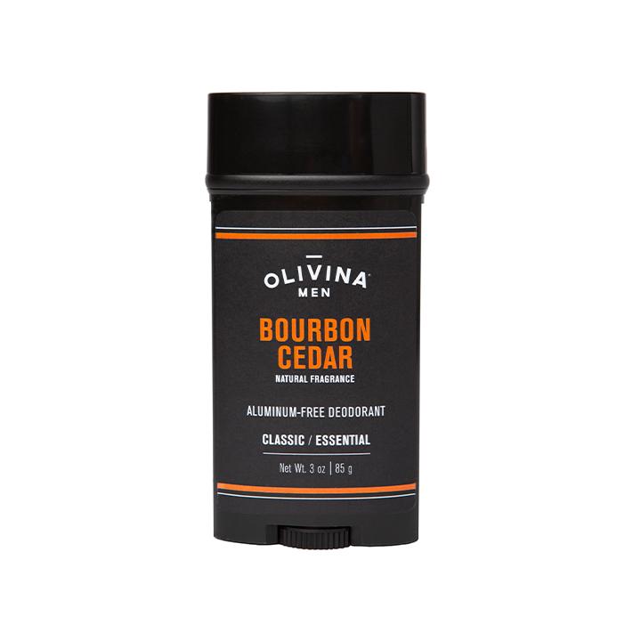Olivina Men Aluminum-Free Deodorant Bourbon Cedar