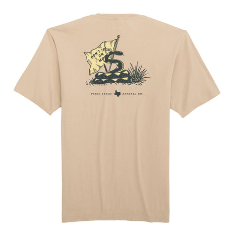 Don't Tread on Me Pocket T-Shirt - Latte