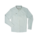 The Alpine Western Long Sleeve - Turf Green Microcheck