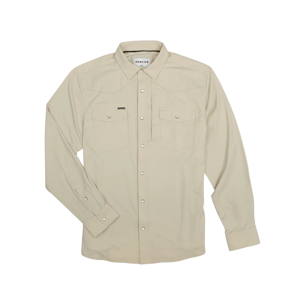 The Big Bend Western Long Sleeve - Tan Western