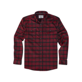 The Buffalo Original Flannel Shirt - Red and Black Plaid