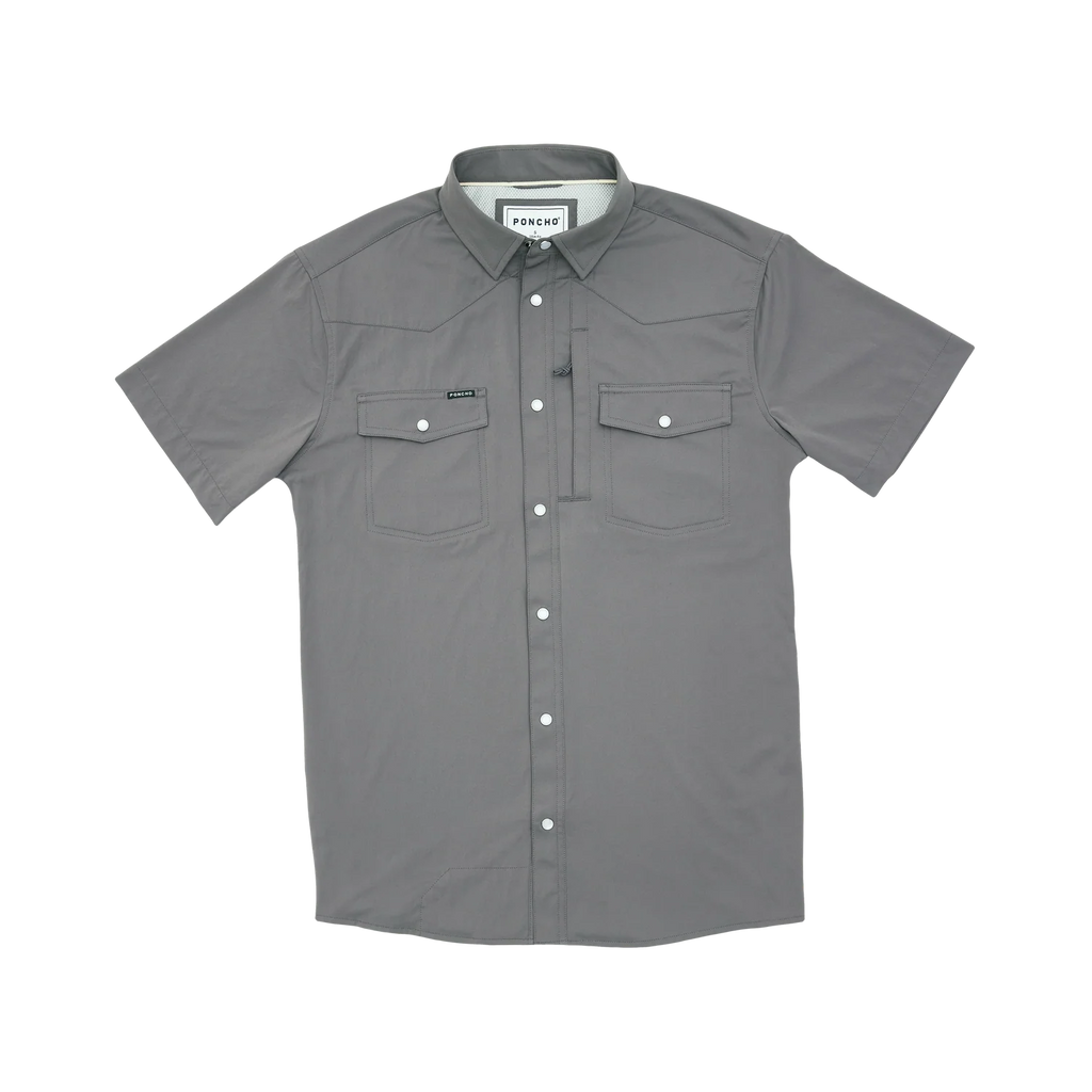 The Cabrito Western Short Sleeve - Dark Grey