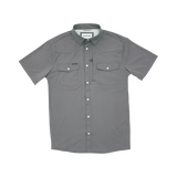 The Cabrito Western Short Sleeve - Dark Grey