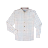 The Fairhope Ultra-Lite Long Sleeve - Maroon and Blue Plaid