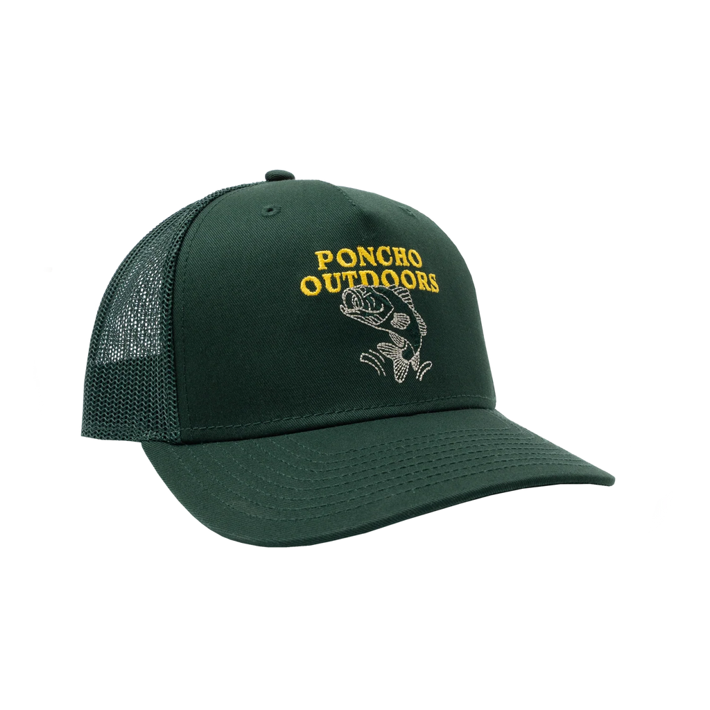 Green Bass Trucker Hat