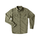 The Hidalgo Denim Western - Olive Green