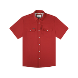 The Norman Western Short Sleeve - Crimson