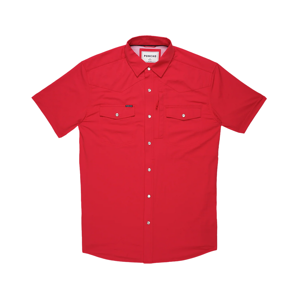The Play Action Western Short Sleeve - Red