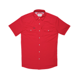 The Play Action Western Short Sleeve - Red