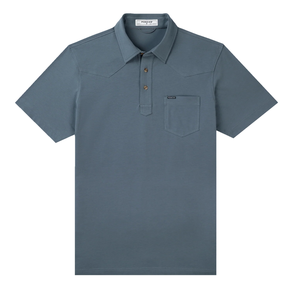 The Dinner Bell Western Field Polo - Stormy Weather