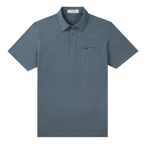 The Dinner Bell Western Field Polo - Stormy Weather