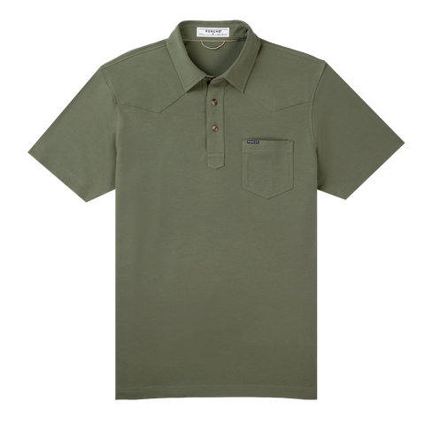 Michael Striped Performance Polo - Kona