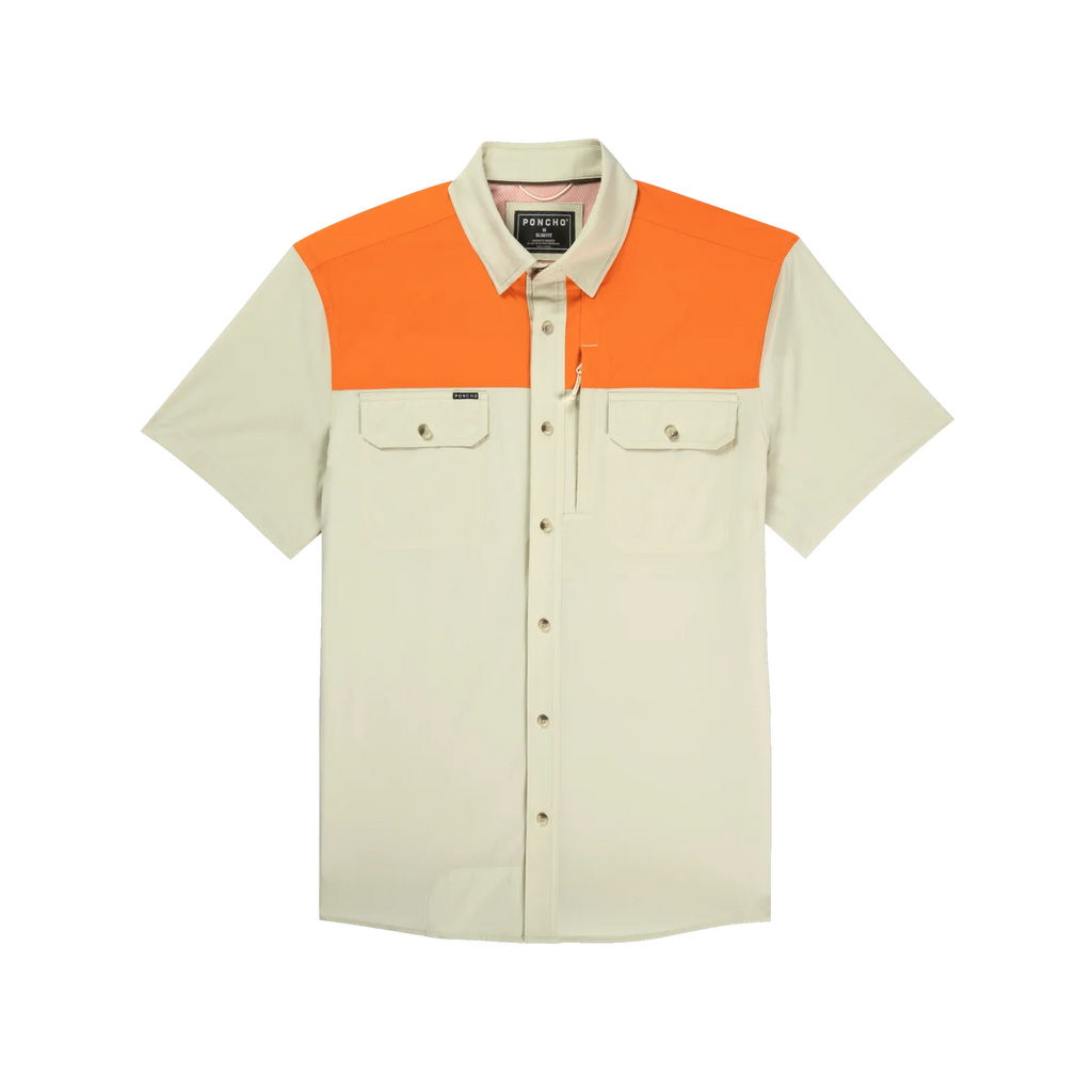 The Thomasville Original Tuff-Thread Short Sleeve - Tan with Blaze Patch