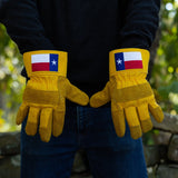 Brisket Supply Work Gloves - Texas Flag
