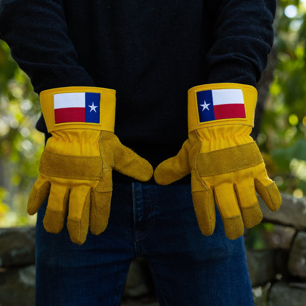 Brisket Supply Work Gloves - Texas Flag
