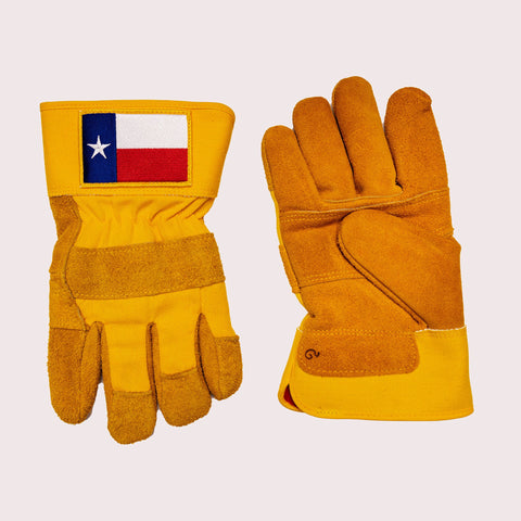Brisket Supply Work Gloves - Texas Flag