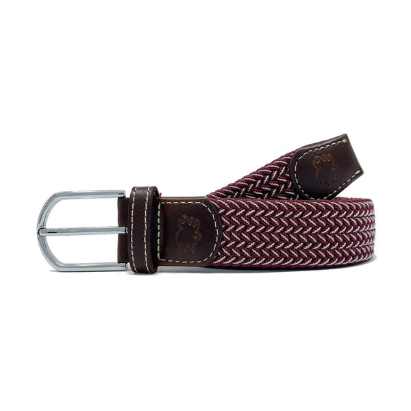The Biloxi Two Toned Woven Stretch Belt