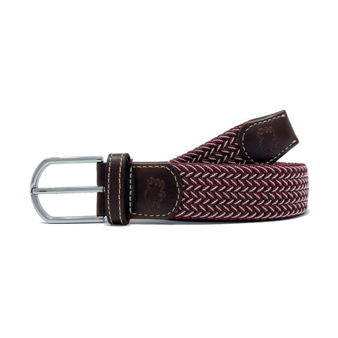 The Biloxi Two Toned Woven Stretch Belt