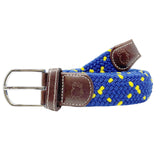 The Ann Arbor Two Toned Woven Stretch Belt