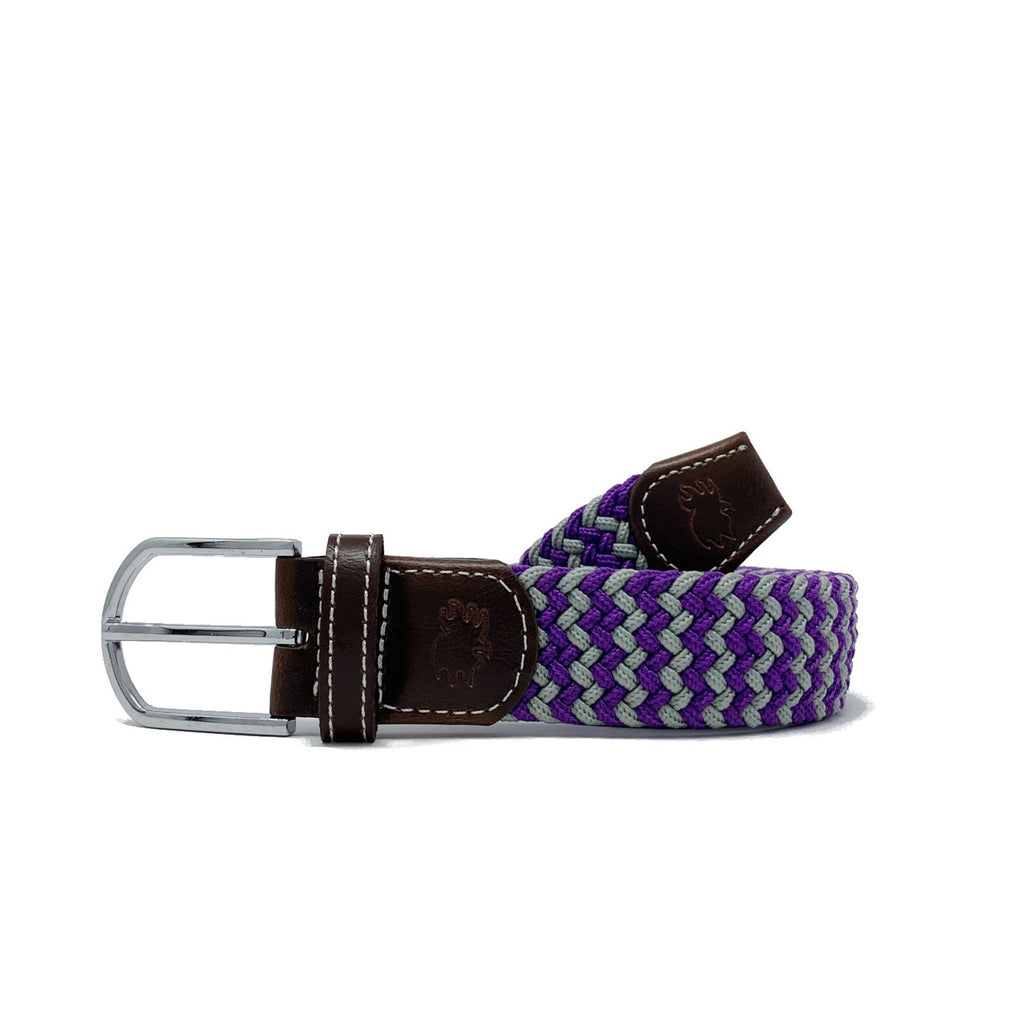 The Colonial Two Toned Woven Stretch Belt