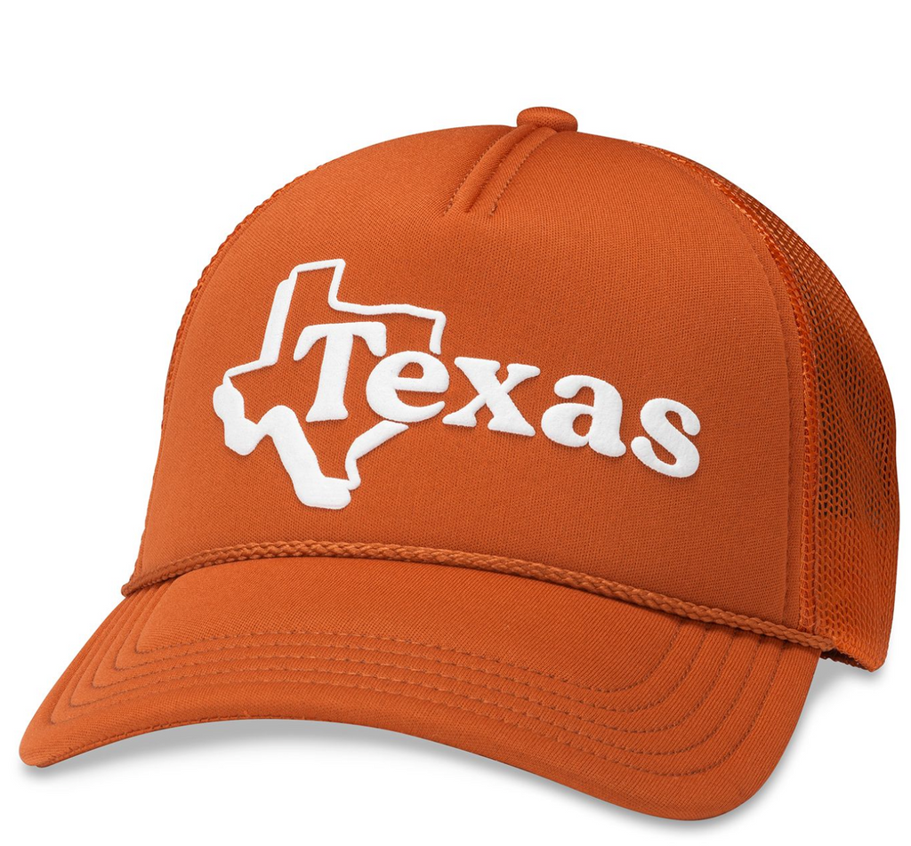 Texas Foamy Valin Hat - Texas Orange