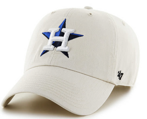 Houston Astros 47 Clean Up Hat - Natural