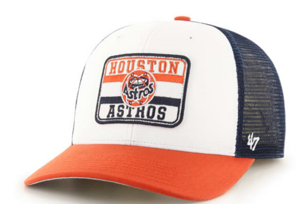 Houston Astros 47 Cooperstown Patch Trucker Hat