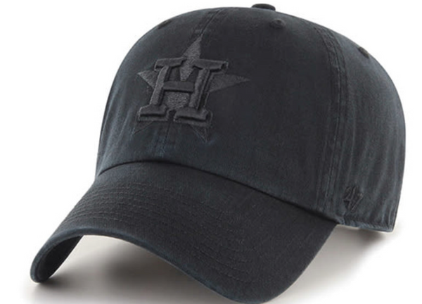 Houston Astros 47 Clean Up Hat - Black