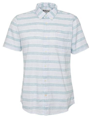 Barbour Somerby S/S Tailored Shirt - Sky